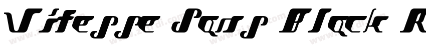 Vitesse Sans Black R字体转换